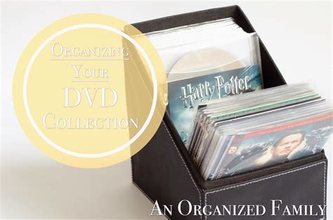 An Organized Family: Organizing Your DVD Collection