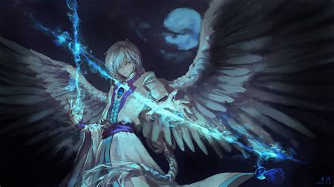 3840x2400 Anime Angel Boy With Magical Arrow 4k HD 4k Wallpapers ...