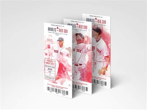 Boston Red Sox Premium Season Tickets on Behance