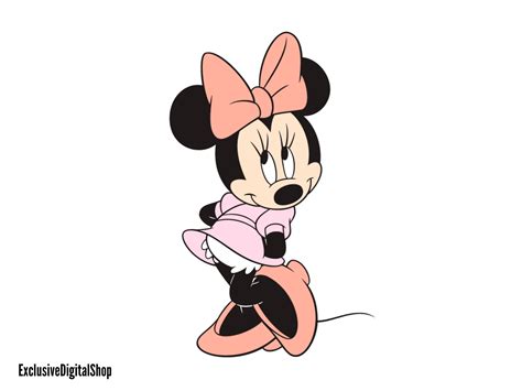 Minnie Mouse Cute SVG Mouse SVG Cut File Digital Download - Etsy