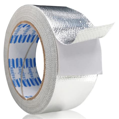 Buy 1PCS Premium Aluminum Tape, Silver Fiberglass Foil Tapes, High ...