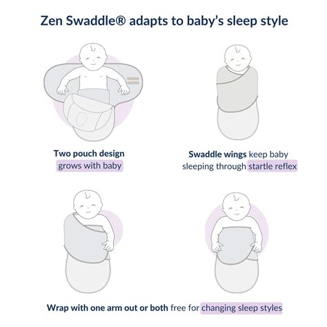 Swaddle 2 Pack - Classic Zen Swaddle - Weighted Baby Swaddle Blanket ...