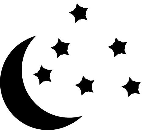 SVG > moon heaven cartoon stars - Free SVG Image & Icon. | SVG Silh