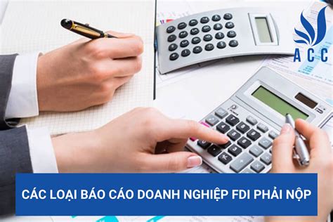 Các loại báo cáo doanh nghiệp FDI phải nộp | Đăng ký kinh doanh ACC