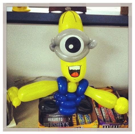 Balloon Minion from Despicable Me. #Balloon sculpture minion Balloon ...