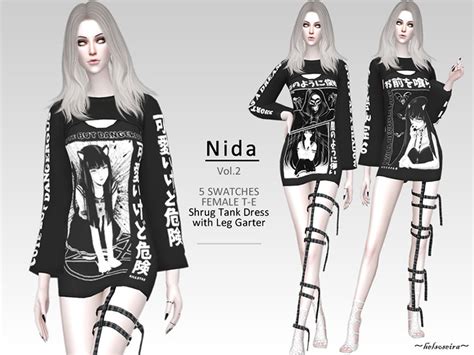 Sims 4 Goth Cc Maxis Match - Gaby Serra