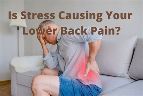 Is Stress Causing Your Lower Back Pain?