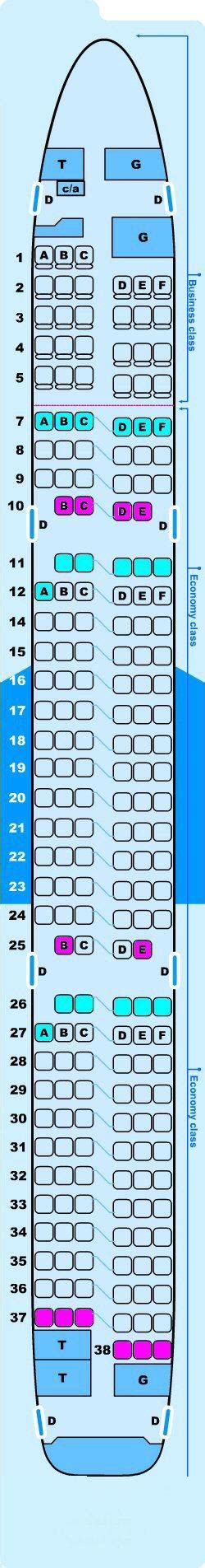 Seat Map Airbus A321 200 | SeatMaestro