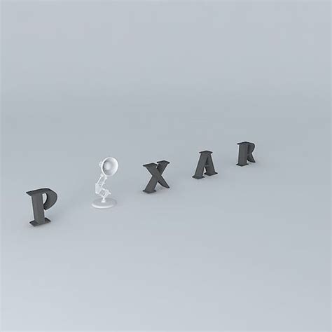 Pixar Logo free 3D model | CGTrader