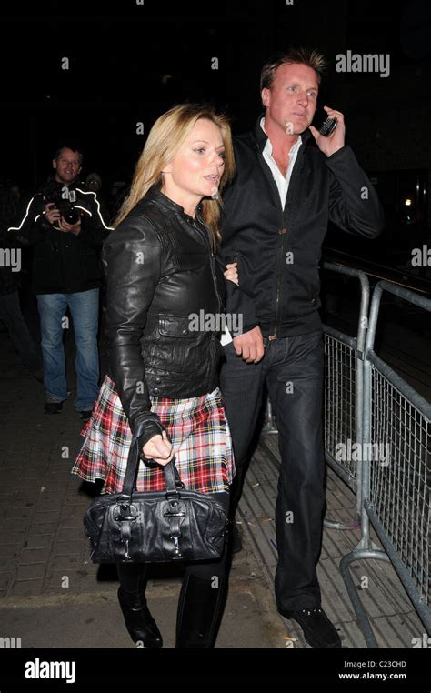 Geri Halliwell, arrive for the Robbie Williams gig as part of BBC ...