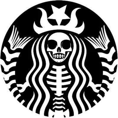 Starbucks skeleton SVG | Etsy