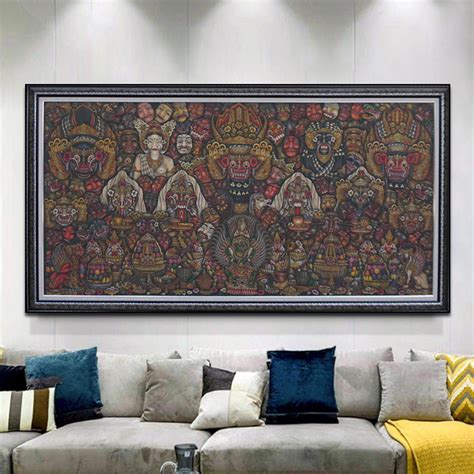 Barong Painting Traditional Art Bali Painting Original - Etsy