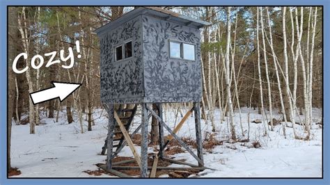 Deer Hunting Blind 5' x 6' - Insulated (Economy Build) - YouTube