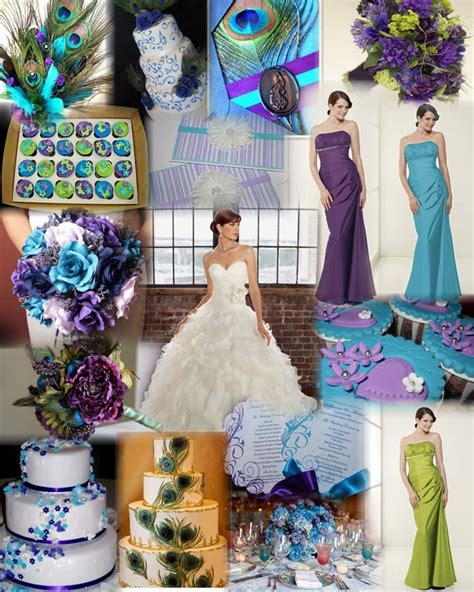 Purple Turquoise Wedding