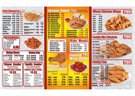 J J Fish & Chicken menu in Detroit, Michigan, USA