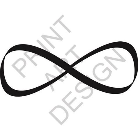 Infinity Sign print art Text And Shapes print art at EmbroideryDesigns.com | Sign printing ...