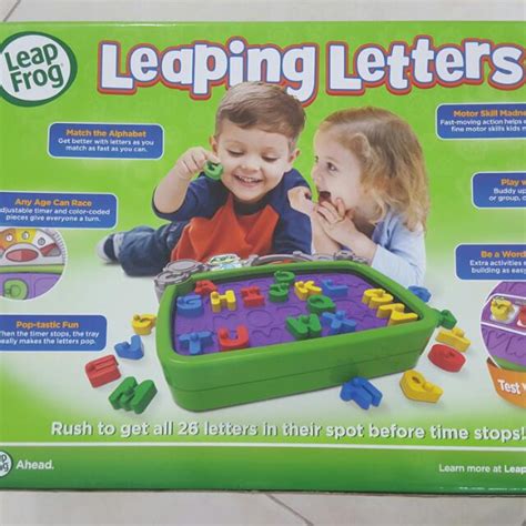 Leapfrog Leaping Alphabets Game, Hobbies & Toys, Toys & Games on Carousell