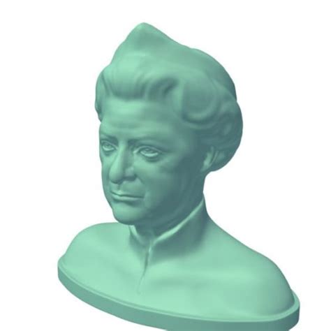 Queen Bust Sculpt 3D Model - .Obj, .Stl - 123Free3DModels