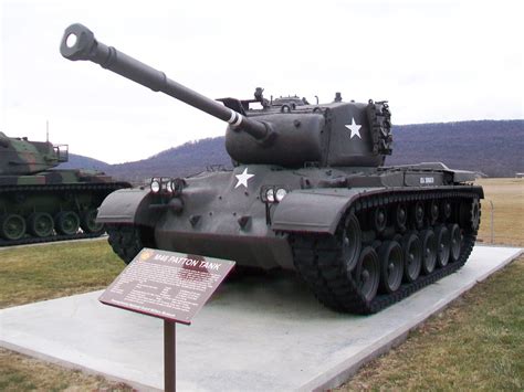 Photo: M46 Patton Tank and Marker