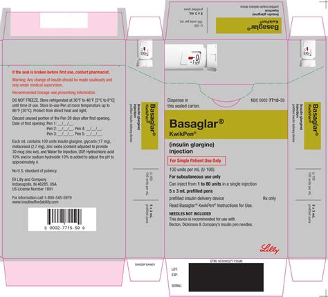 BASAGLAR KwikPen (Eli Lilly and Company): FDA Package Insert