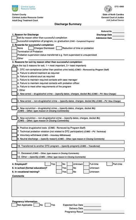 30 Hospital Discharge Summary Templates (& Examples)