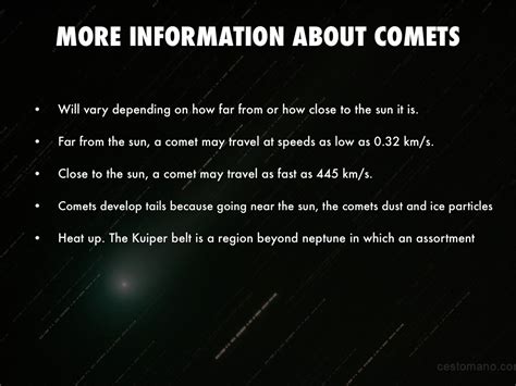 Joeys Comet Presentation by 999184