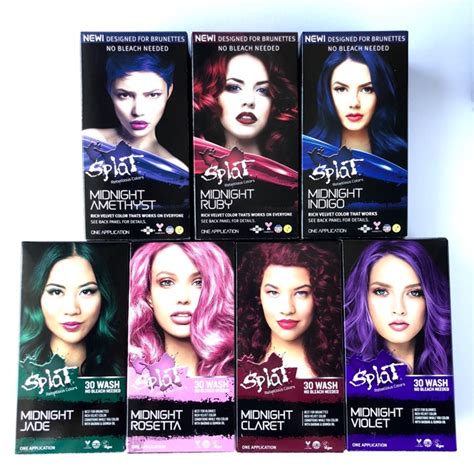 Splat Midnight Indigo Hair Dye, Semi-Permanent Hair Color MANGO SIX B&M ...