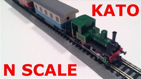 Kato 10-500 N Scale Model Train Set Locomotive/Steam Engine & Passenger Cars - YouTube