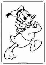 Donald Duck Coloring Pages Printable sketch template