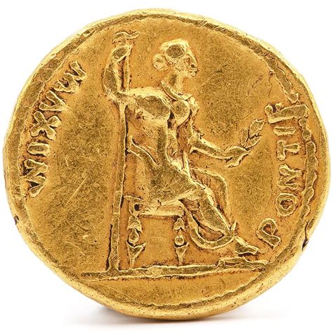 Caesar Tiberius Gold Aureus Coin - Jesus Time Coin