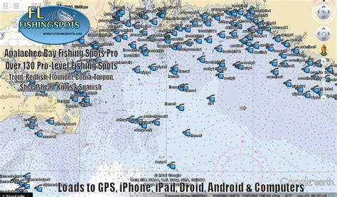 Apalachee Bay Fishing Map >> Florida Fishing Maps for GPS