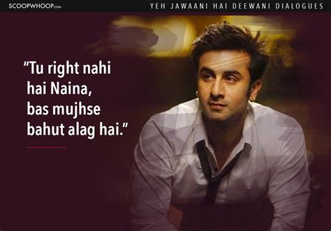 14 Best Yeh Jawaani Hai Deewani Dialogues