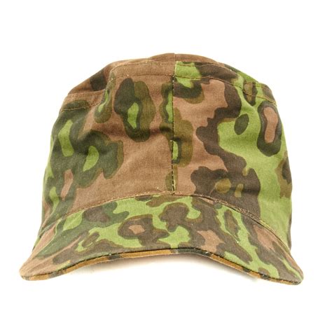 German WWII Reversible M43 Field Cap Oakleaf Pattern A Camouflage- 62cm US 7 3/4 | eBay