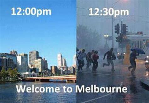 Melbourne Weather: 4 Seasons In One Day