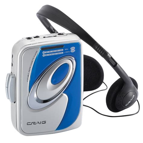 Craig Personal AM/FM Radio Cassette Player with Headphones - Walmart.com - Walmart.com