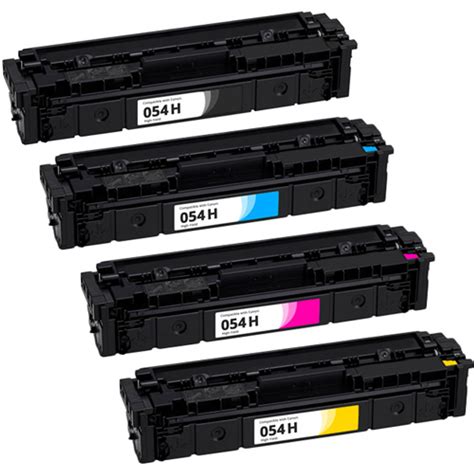 Canon 054H Toner Cartridge Set, High Yield | 4 Pack | 1ink.com