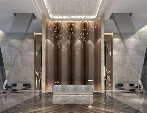 Luxury Contemporary Hotel Lobby