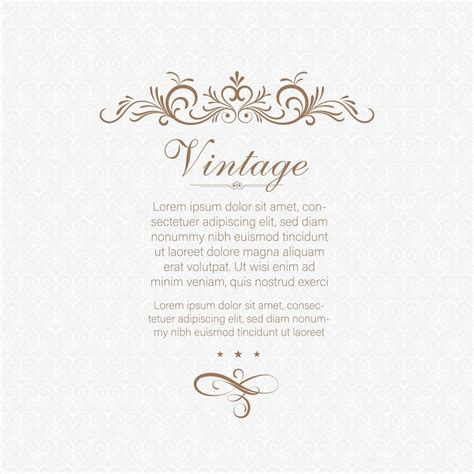 Decorative vintage page divider 1483312 Vector Art at Vecteezy