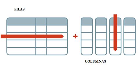 Diferencia entre Filas y Columnas