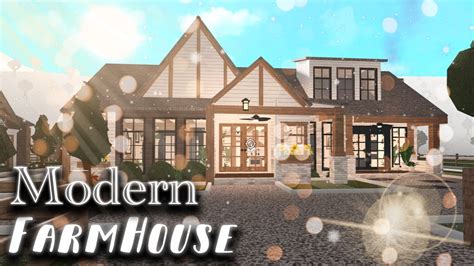 Bloxburg House Build Modern Farmhouse - Image to u