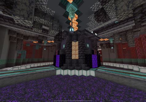 Nether Hub Design : r/Minecraft