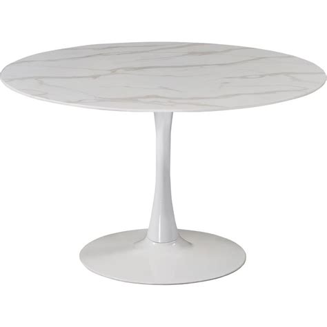 Tulip Coffee Table Marble / Saarinen Tulip High Tables Knoll / Glossy white base, white/ grey ...
