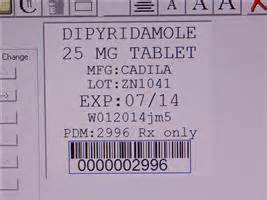 DailyMed - DIPYRIDAMOLE- dipyridamole tablet