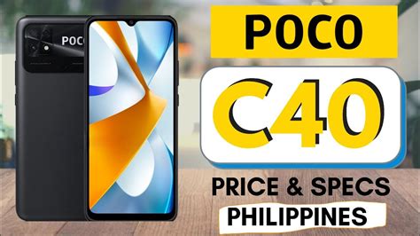 Poco C40 Anong klaseng Processor to? 🤔 Specs & Expected Price Philippines - YouTube