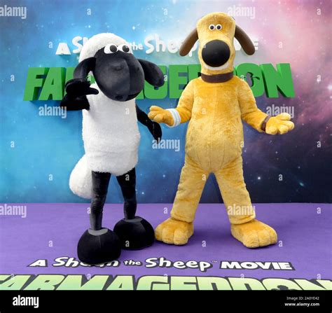 Photo Must Be Credited ©Alpha Press 078237 22/09/2019 Shaun the Sheep and Bitzer the Sheepdog at ...