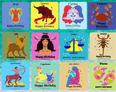 Zodiac Signs By Birthday - BIRTHDAY KLP