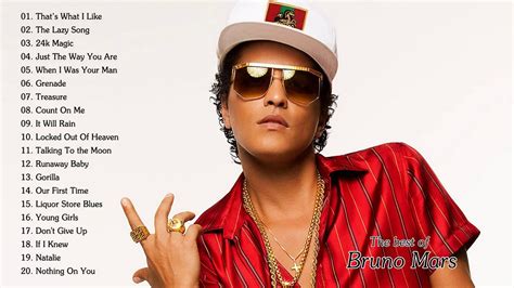 Best Songs of Bruno Mars Bruno Mars Greatest Hits Full Album 2018 (HD) | Musik, Bruno mars, Saga