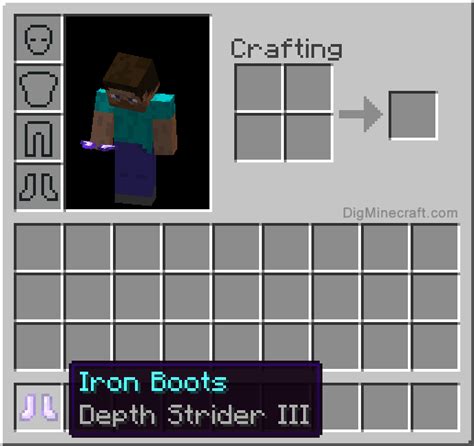 Depth Strider in Minecraft