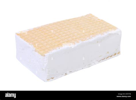 Wafer vanilla ice cream Stock Photo - Alamy