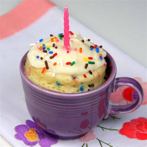 Happy Birthday Confetti Mug Cake Recipe : Target Recipes | Mug recipes ...